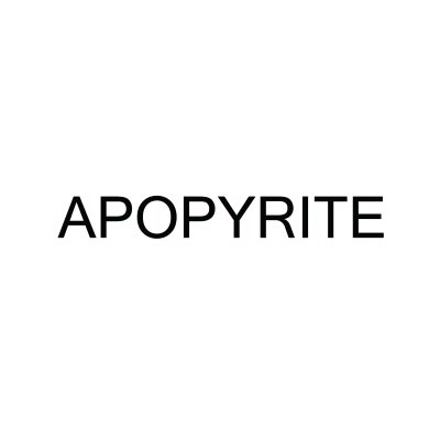 “APOPYRITE”의 상표 견본
