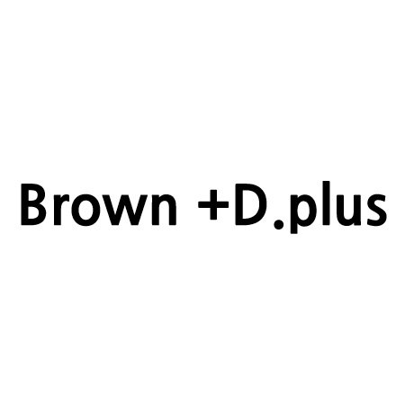 “Brown +D.plus”의 상표 견본