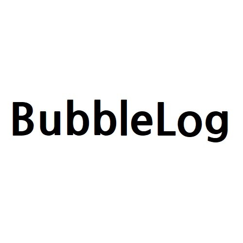 “BubbleLog”의 상표 견본