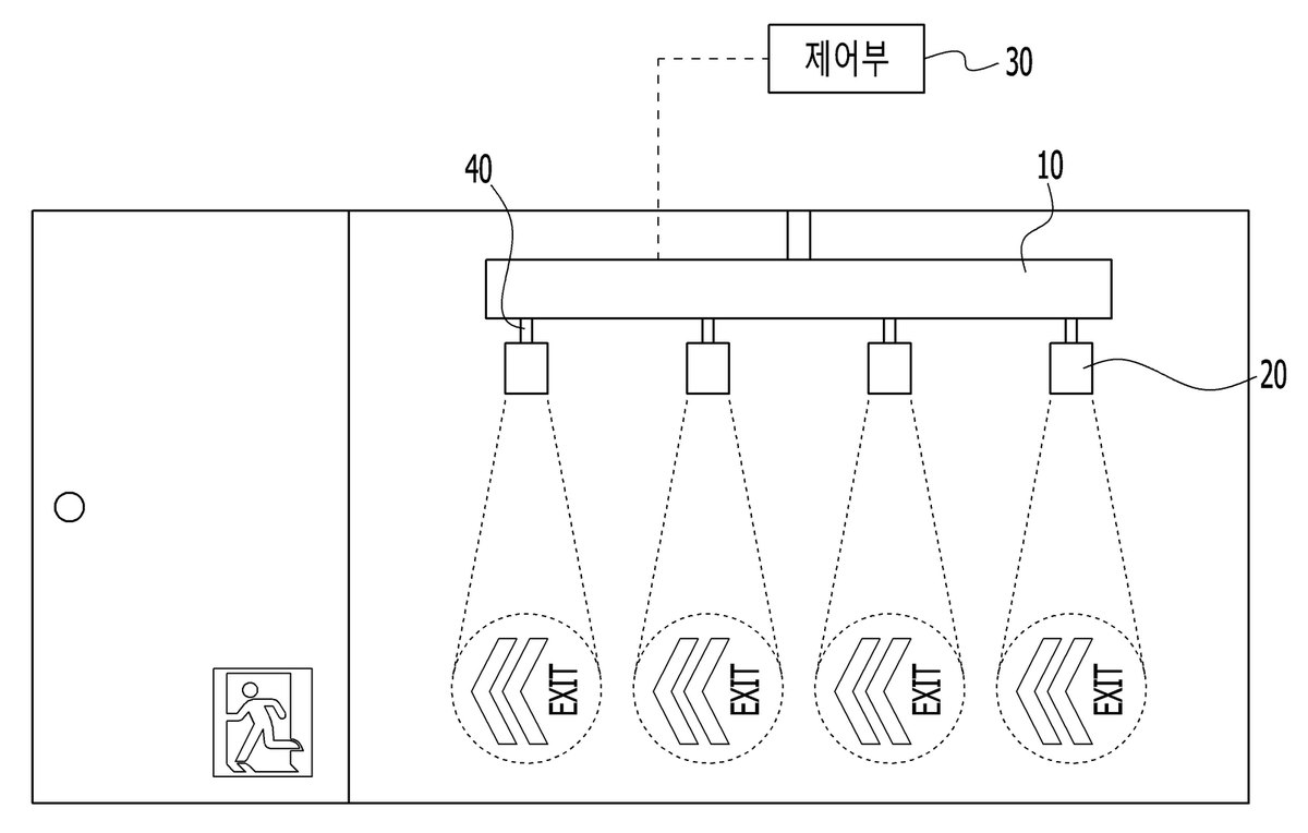 “피난유도 안내등”의 도면