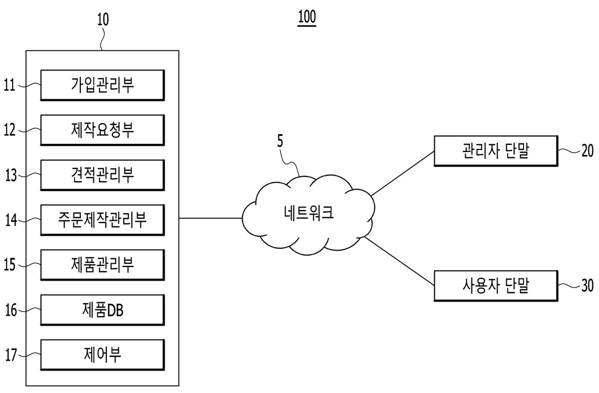 “포장박스 제작 서비스 제공 장치 및 방법”의 도면