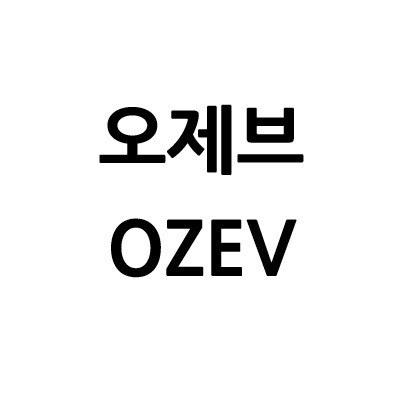 “오제브 (OZEV)”의 상표 견본