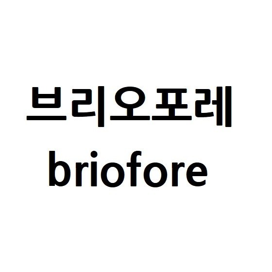 “브리오포레 (briofore)”의 상표 견본