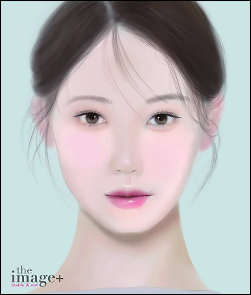 “퍼스널 컬러 진단 카드”의 도면