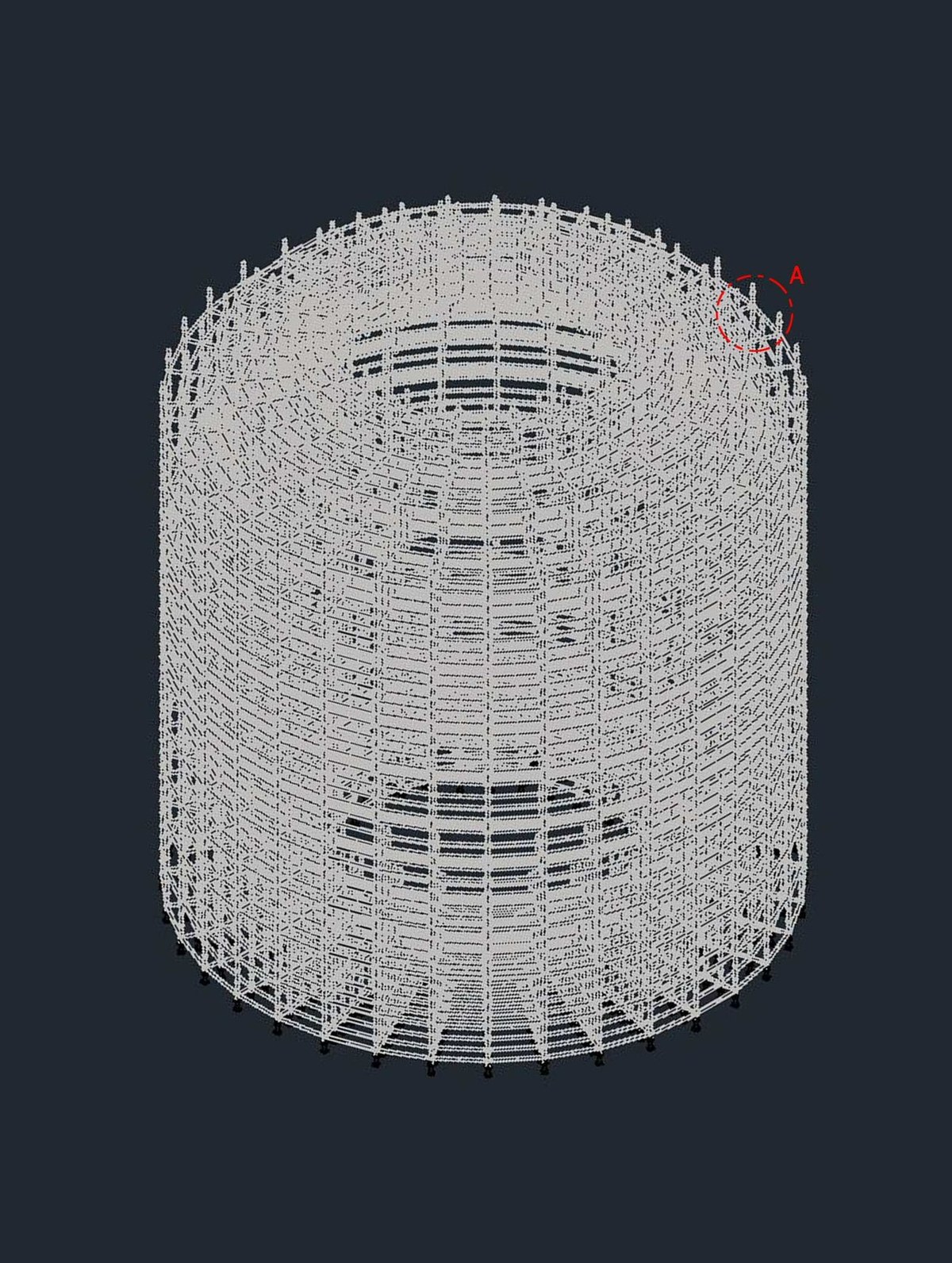 “구형 저장시설(Sphere Type storage facility)용 시스템비계”의 도면